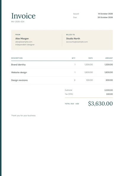 Marine invoice template, premium design